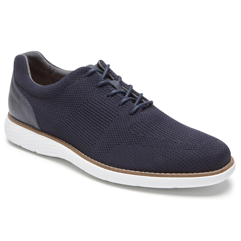 Tenis Rockport Homem Azuis - Garett Mesh - 84765SGBU